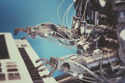 Piano-playing robot