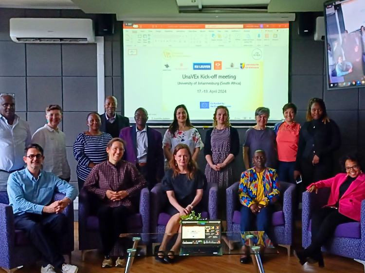 Una VEx project team meeting at University of Johannesburg