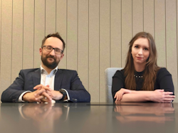 Piotr Szwedo and Lena Helińska